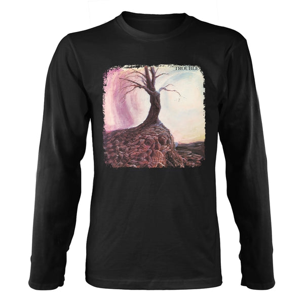 Trouble Unisex Long Sleeved T-shirt: S/T (back print)