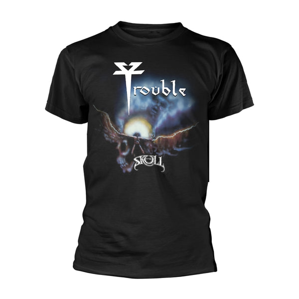 Trouble Unisex T-shirt: The Skull (back print)