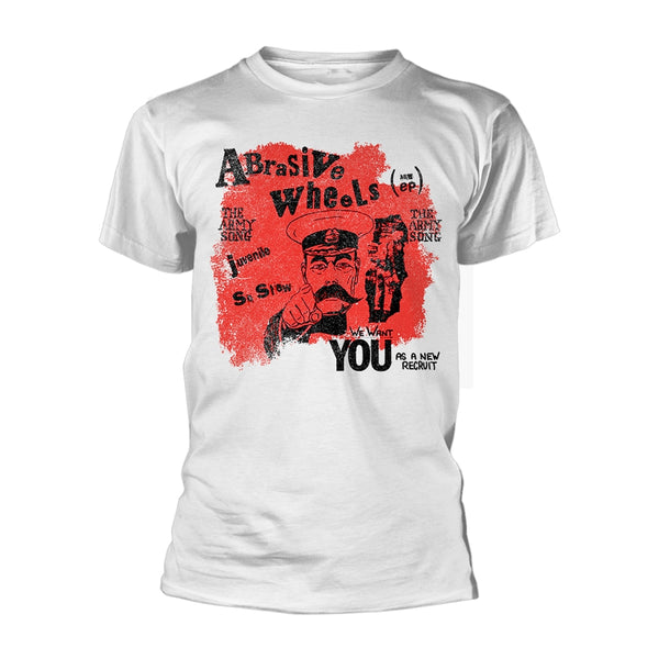 Abrasive Wheels Unisex T-shirt: Army Song (White)