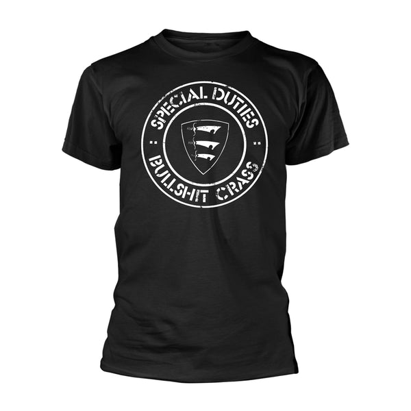 Special Duties Unisex T-shirt: Bullshit Crass (Black)