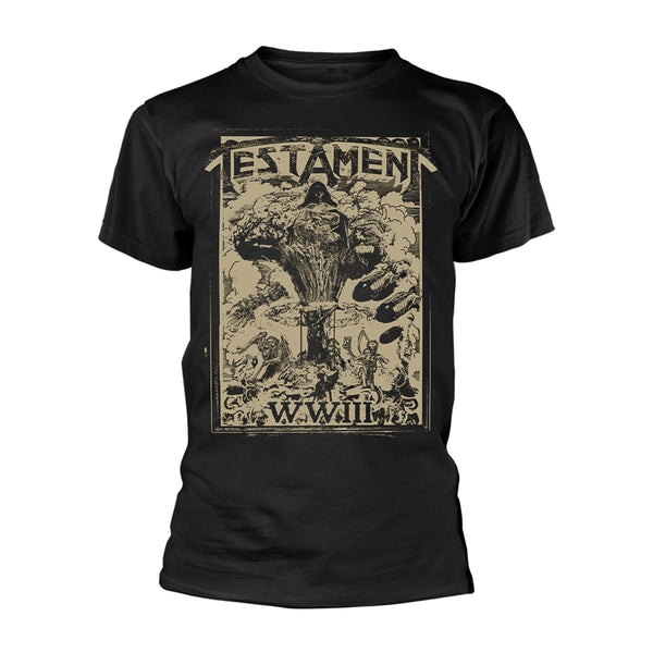 Testament Unisex T-shirt: WWIII (back print)