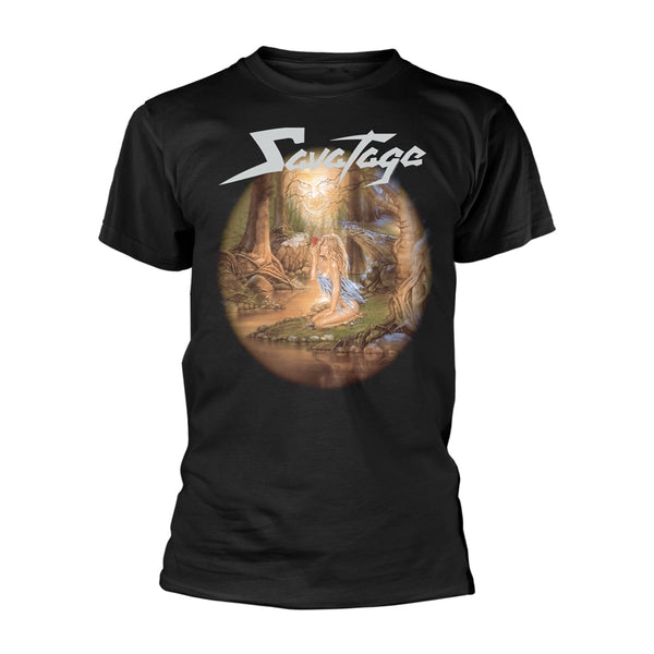 Savatage Unisex T-shirt: Edge Of Thorns (back print)