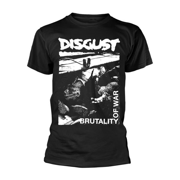 Disgust Unisex T-shirt: Brutality Of War (back print)