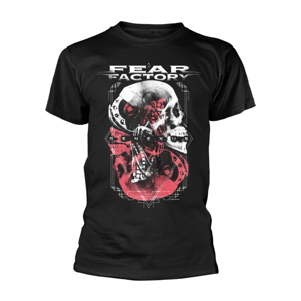 Fear Factory Unisex T-shirt: Genexus Skull Poster