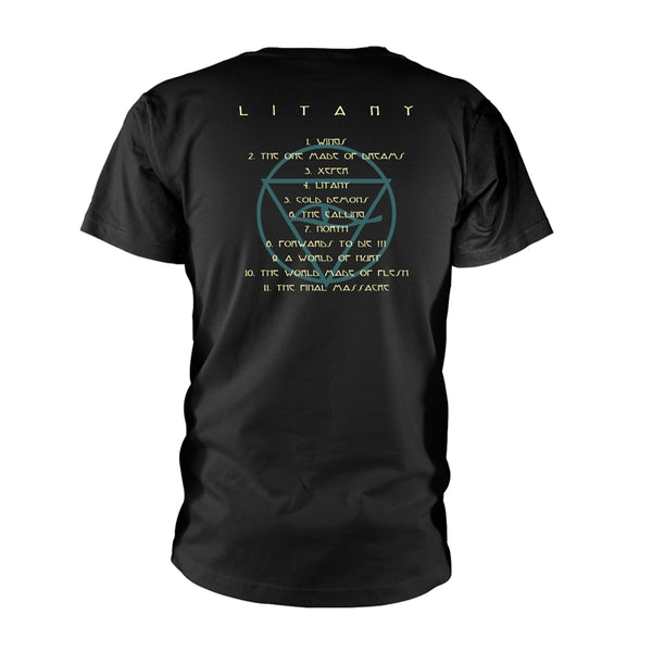 Vader Unisex T-shirt: Litany (back print)