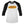 Load image into Gallery viewer, Clutch Unisex Raglan T-shirt: Classic Logo (Whte/Black)
