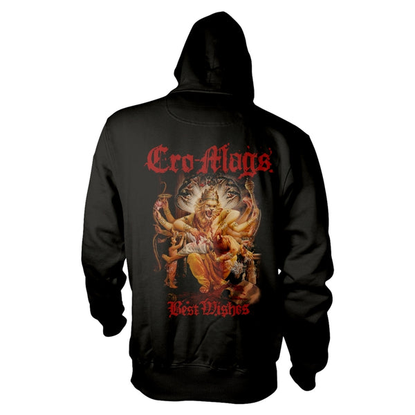 Cro-Mags Unisex Hoodie: Best Wishes (back print)