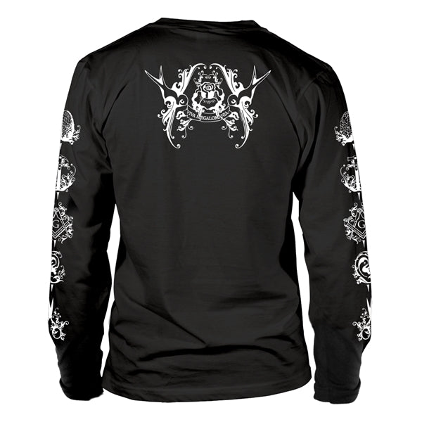 Ulver Unisex Long Sleeved T-Shirt: Blood Inside (Black) (Back Print)