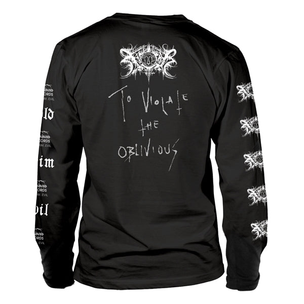 Xasthur Unisex Long Sleeved T-Shirt: To Violate (Back Print)