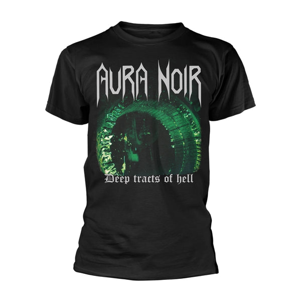 Aura Noir | Official Band T-Shirt | Deep Tracts Of Hell (Back Print)