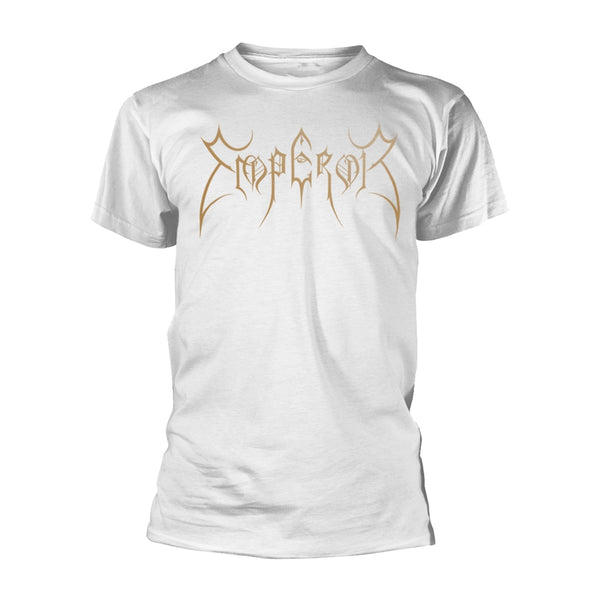 Emperor | Official Band T-shirt | Logo Gold (White)