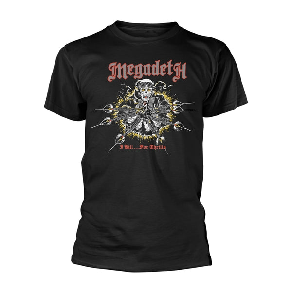 Megadeth | Official Band T-shirt | Kill For Thrills (back print)