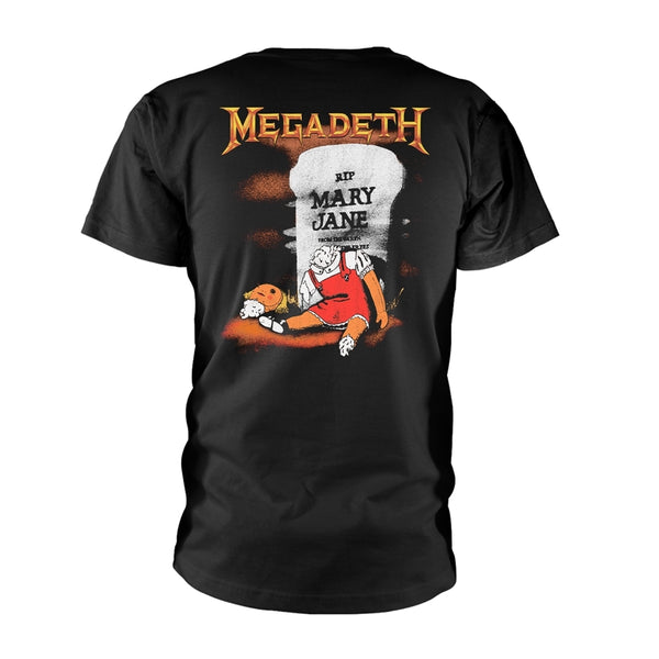 Megadeth | Official Band T-shirt | Mary Jane (back print)