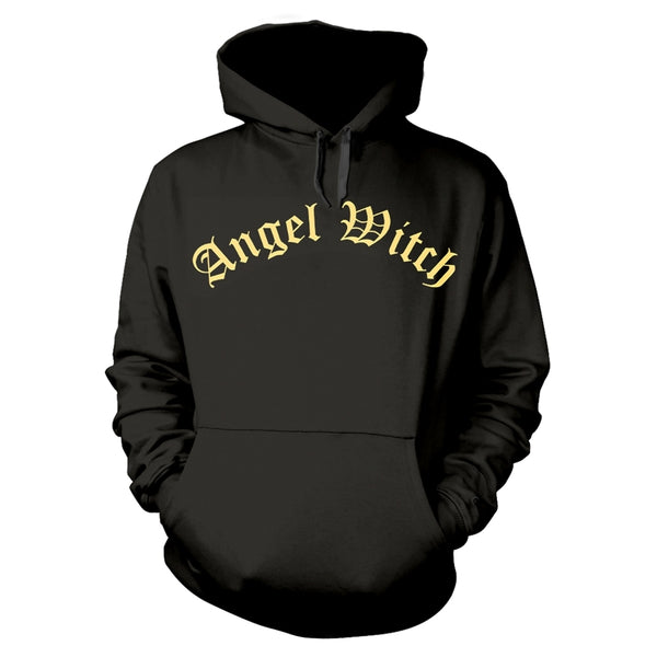 Angel Witch Unisex Hooded Top: Angel Witch (back print)