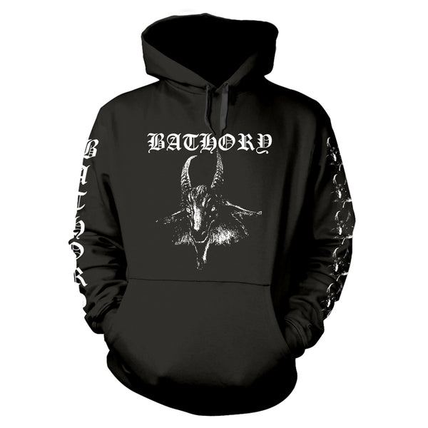 Bathory Unisex Hoodie: Goat (back print)