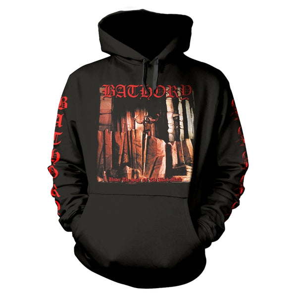 Bathory | Official Band Hoodie| Under The Sign Of The Black Mark (back print)