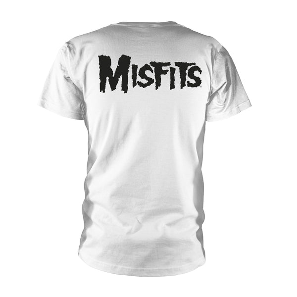 Misfits Unisex T-shirt: All Over Skull (back print)