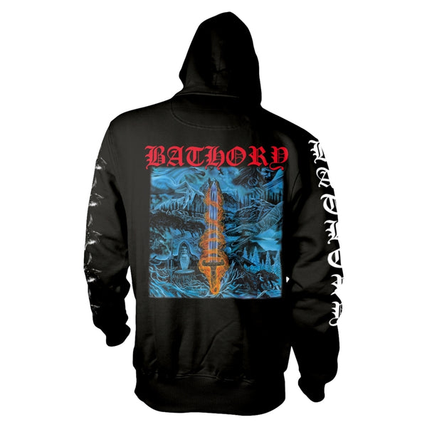 Bathory | Official Band Hoodie | Blood On Ice (back print)