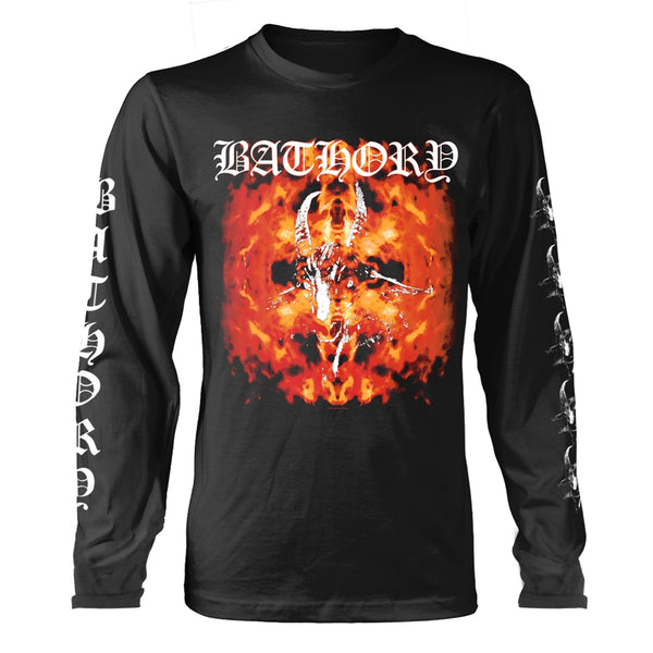 Bathory | Official Band Long Sleeve T-shirt | Fire Goat
