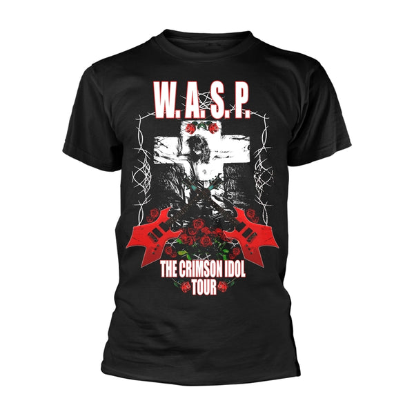 W.A.S.P. Unisex T-shirt: Crimson Idol Tour (back print)