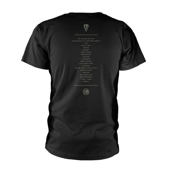 Smashing Pumpkins Unisex T-shirt: Cyr Tlist (back print)