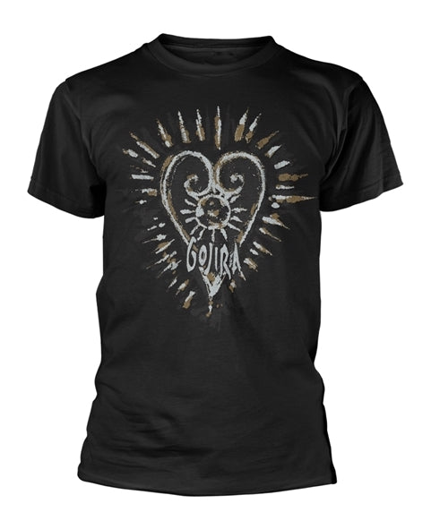 Gojira Unisex T-shirt: Fortitude Heart (Organic)