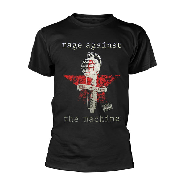 Rage Against The Machine Unisex T-shirt: Bulls On Parade Mic