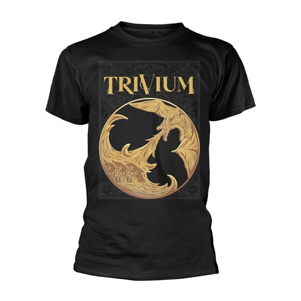 Trivium | Official Band T-Shirt | Gold Dragon