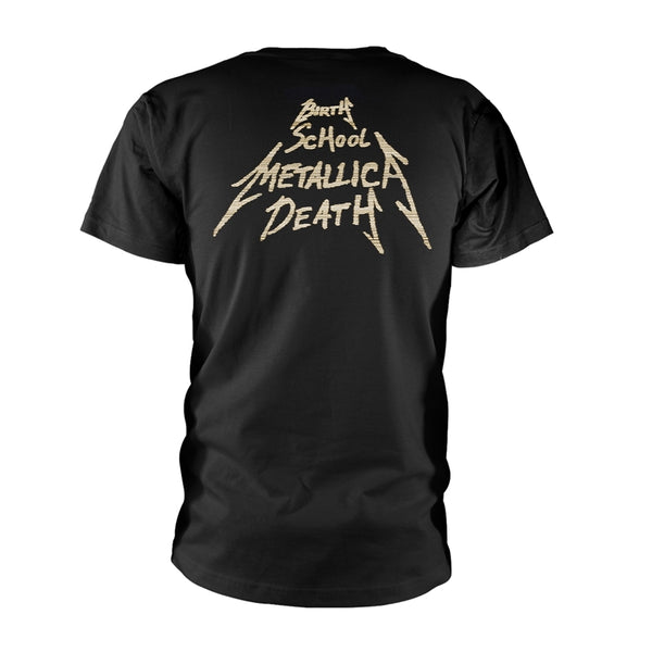 Metallica Unisex T-shirt: Birth Death Crossed Arms (back print)