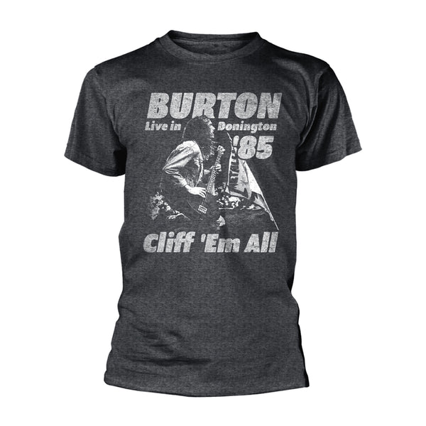 Metallica Cliff Unisex T:Shirt - Burton Flag Retro