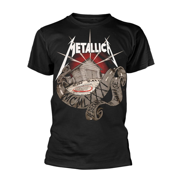 Metallica Unisex T-shirt: 40th Anniversary Garage (back print)