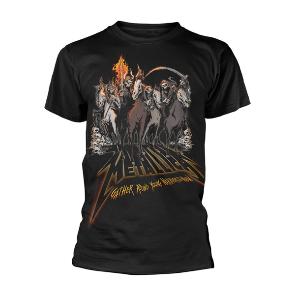 Metallica Unisex T-shirt: 40th Anniversary Horsemen