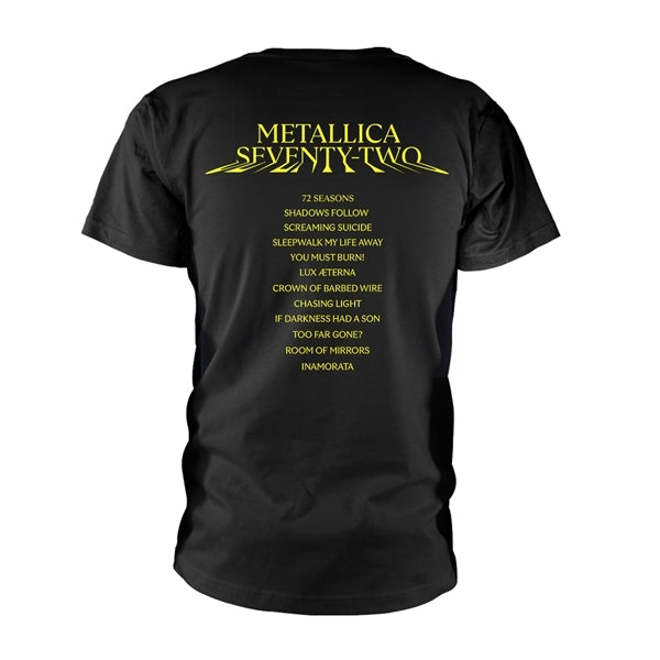 Metallica | Official Band T-Shirt | M72 Square Cover (Back Print)