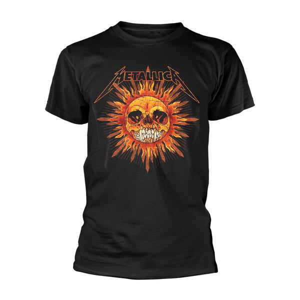 Metallica Unisex T-shirt: Pushead Sun