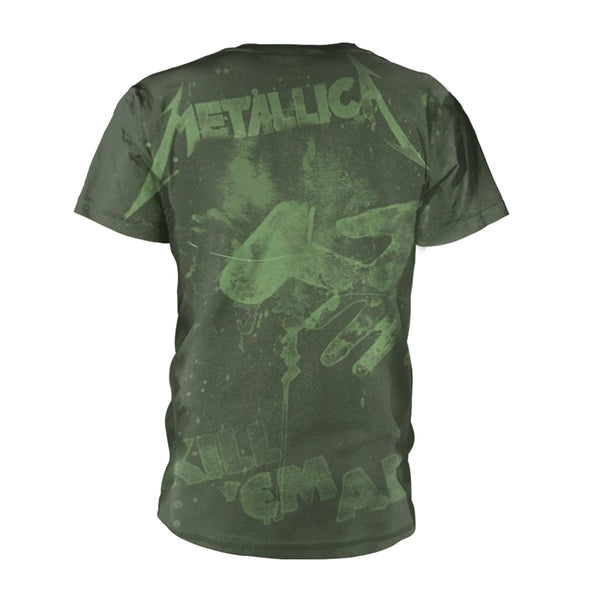 Metallica Unisex T-shirt: Kill 'Em All (All Over) (back print)