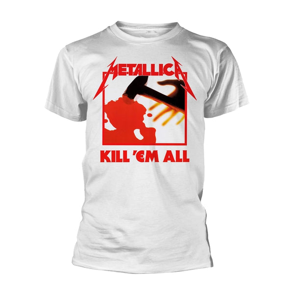 Metallica Unisex T-shirt: Kill Em All (White) (back print)