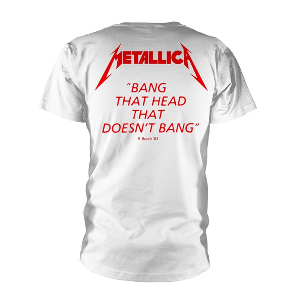 Metallica Unisex T-shirt: Kill Em All (White) (back print)