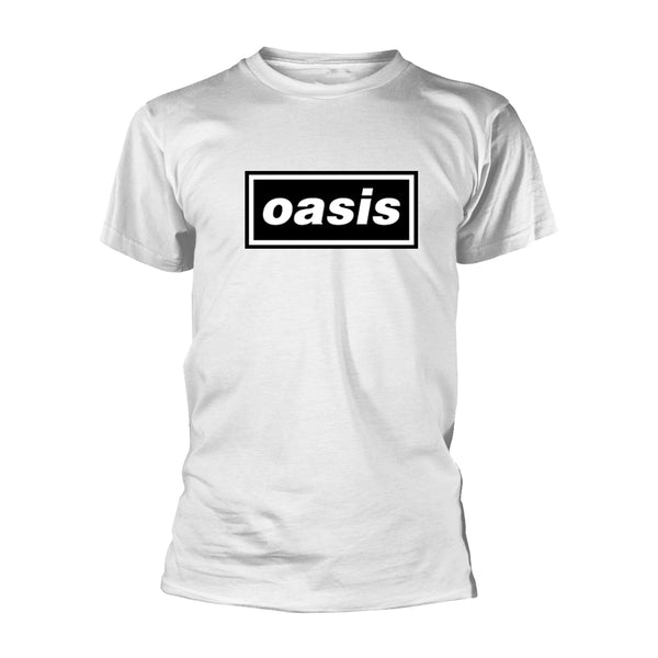 Oasis Unisex T-shirt: Decca Logo (White)