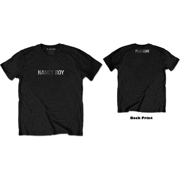 Placebo | Official Band T-Shirt | Nancy Boy (Back Print)