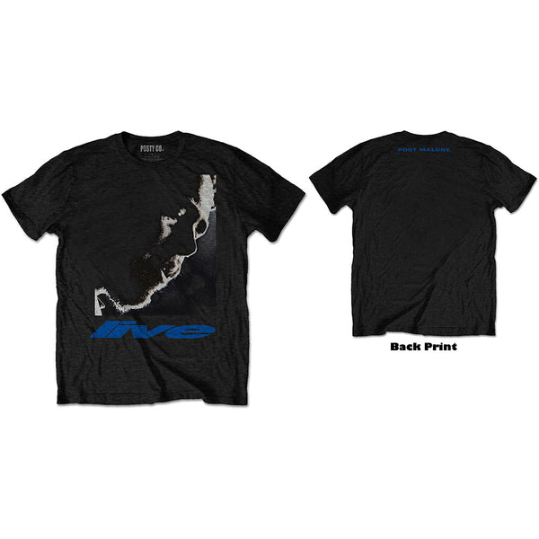Post Malone | Official Band T-Shirt | HT Live Close-Up (Back Print)