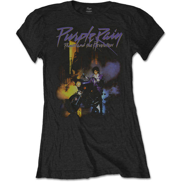 Prince  | Official Ladies T-shirt |  Purple Rain
