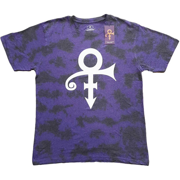 Prince | Official Band T-Shirt | White Symbol (Wash Collection)