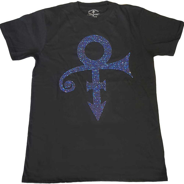 Prince | Official Band T-shirt | Purple Symbol (Diamante)