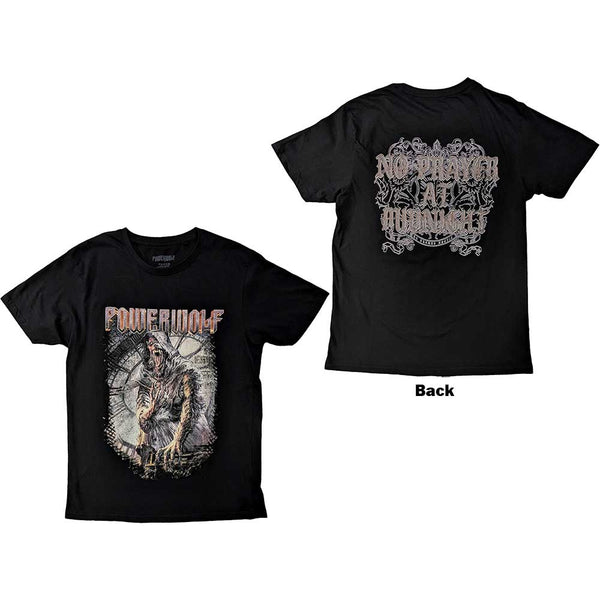 Powerwolf| Official Band  T-Shirt | No Prayer (Back Print)