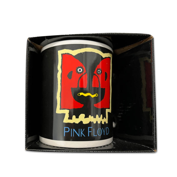 Pink Floyd Gift set with boxed Coffee Mug, Keyring, Fridge Magnet, Sew on Patch and Socks (UK size 7-11, US size 8-12)