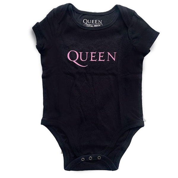 Queen Kids Baby Grow: Pink Logo