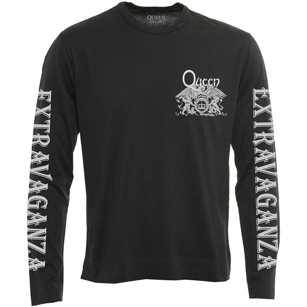 Queen Unisex Long Sleeved T-Shirt: Extravaganza (Arm Print)