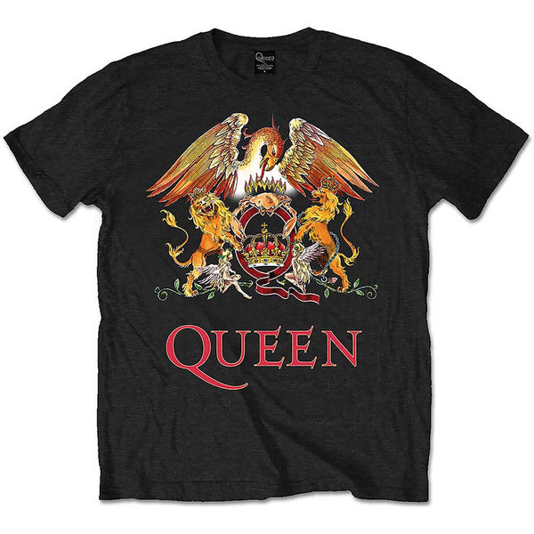 Queen | Official Band T-Shirt | Classic Crest