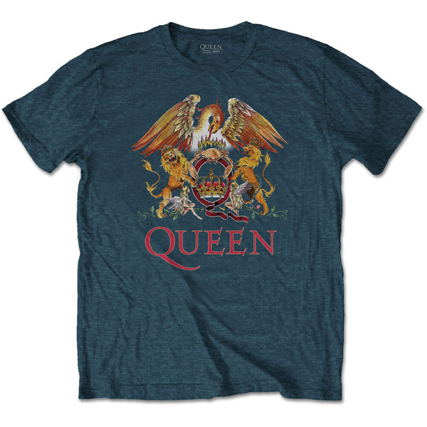 Queen | Official Band T-Shirt | Classic Crest