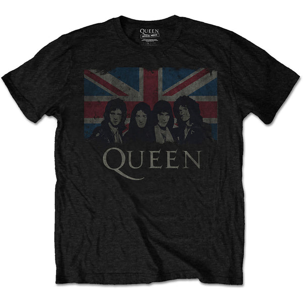 Queen | Official Band T-shirt | Vintage Union Jack